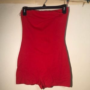 Red romper